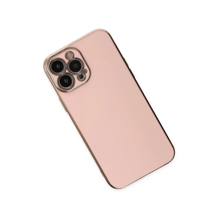 İphone 14 Pro Kılıf Volet Silikon - Pembe