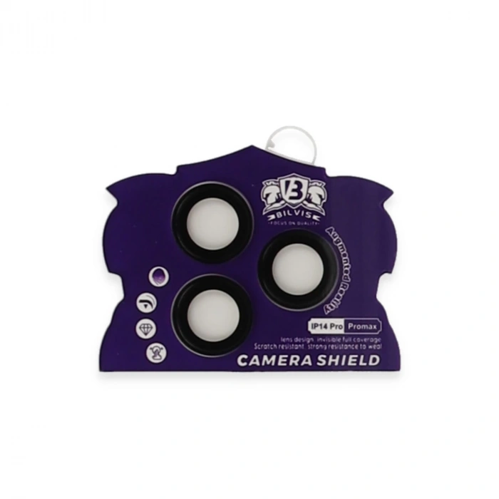 İphone 14 Pro Max Bilvis Titan Kamera Lens - Siyah