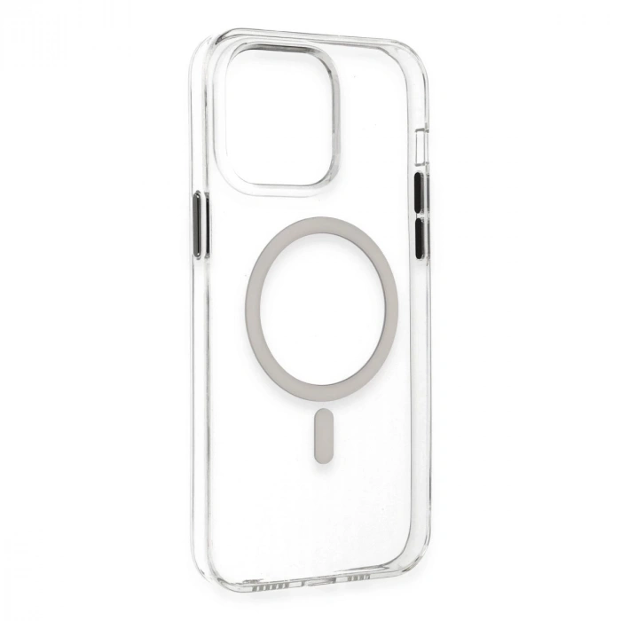 İphone 14 Pro Max Kılıf Tron Şeffaf Magsafe Kapak - Şeffaf