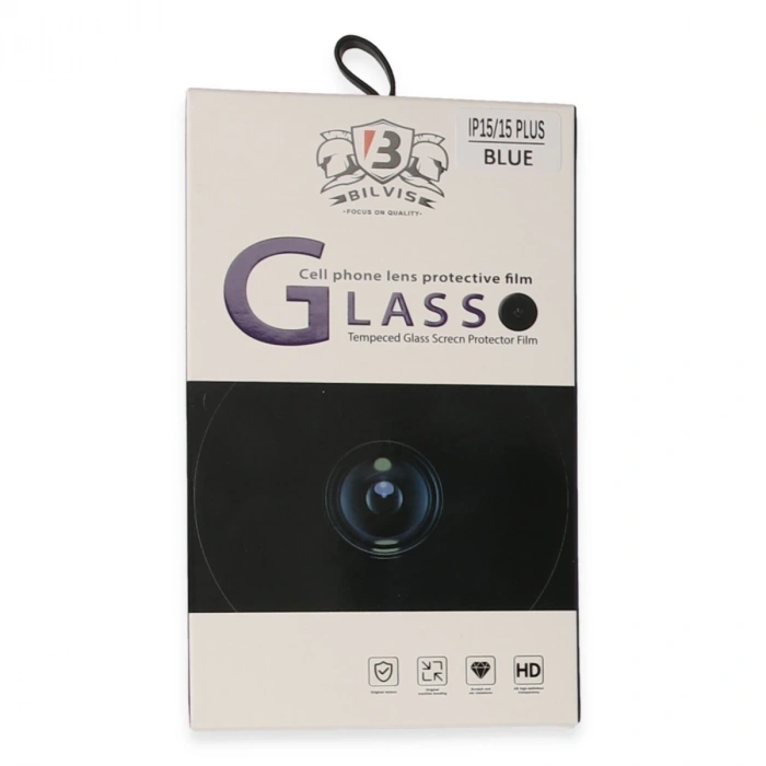 İphone 15 Bilvis Titan Kamera Lens - Sierra Blue