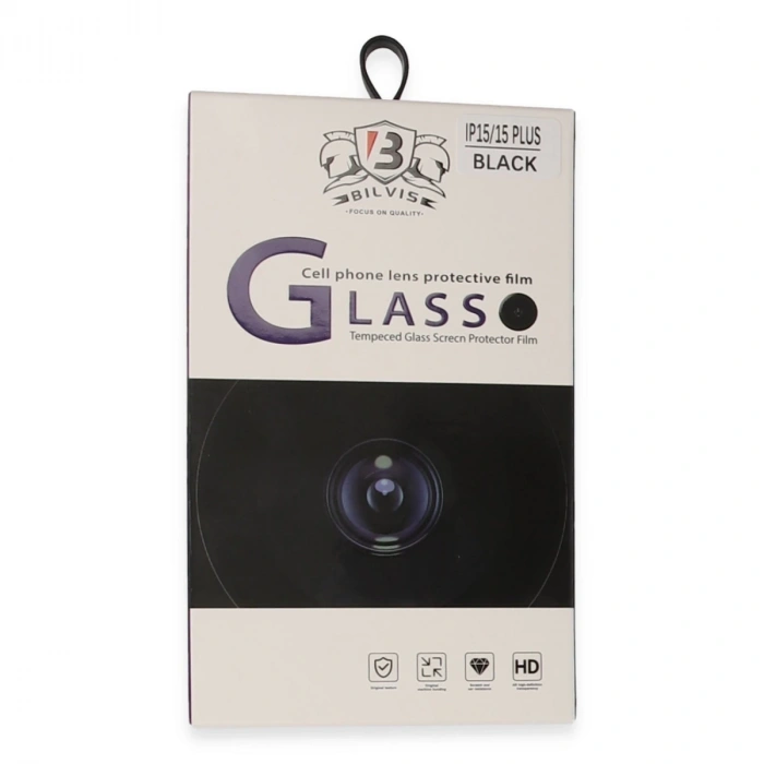 İphone 15 Bilvis Titan Kamera Lens - Siyah