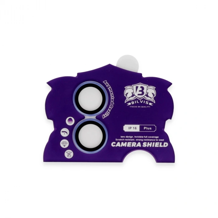 İphone 16 Bilvis Titan Kamera Lens - Mavi