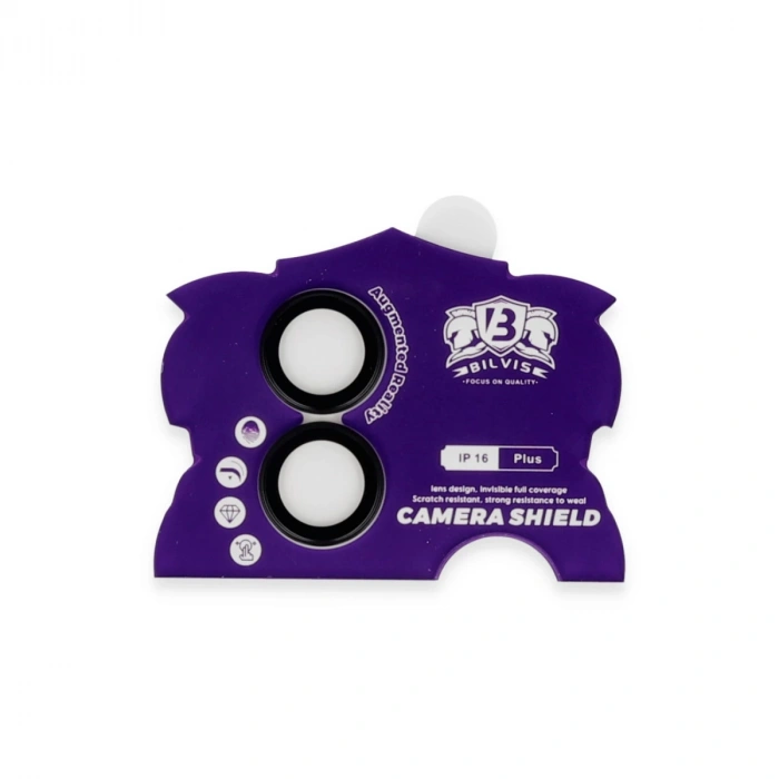 İphone 16 Bilvis Titan Kamera Lens - Siyah