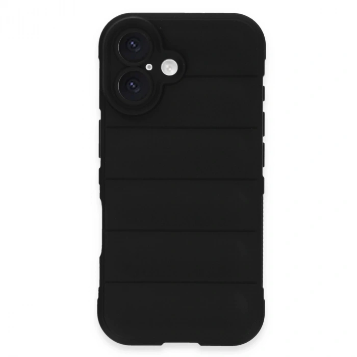 İphone 16 Kılıf Optimum Silikon - Siyah