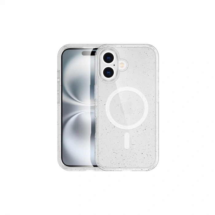 İphone 16 Plus Kılıf  Magsafe Kapak - Şeffaf