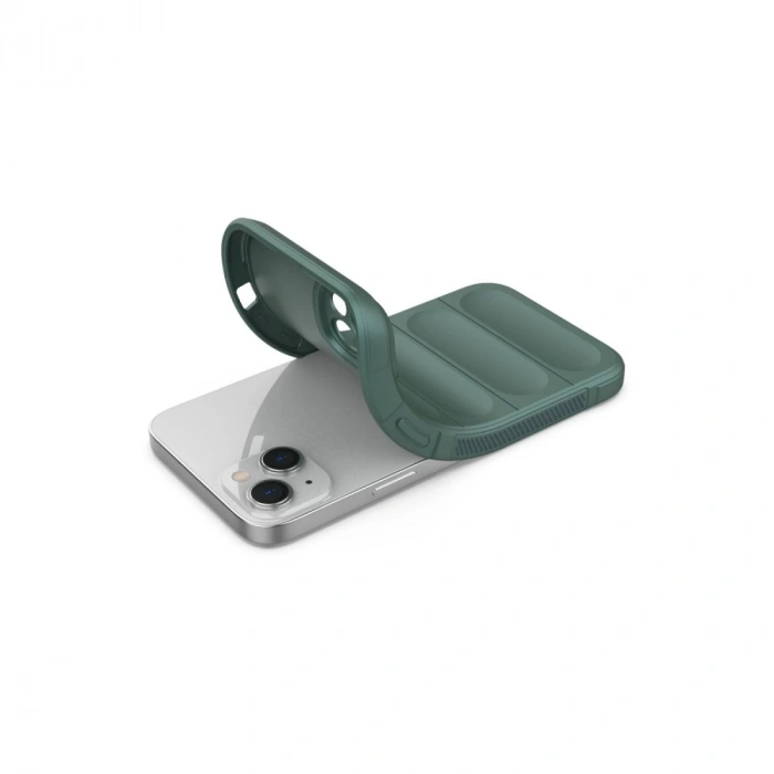 İphone 16 Plus Kılıf Optimum Silikon - Koyu Yeşil