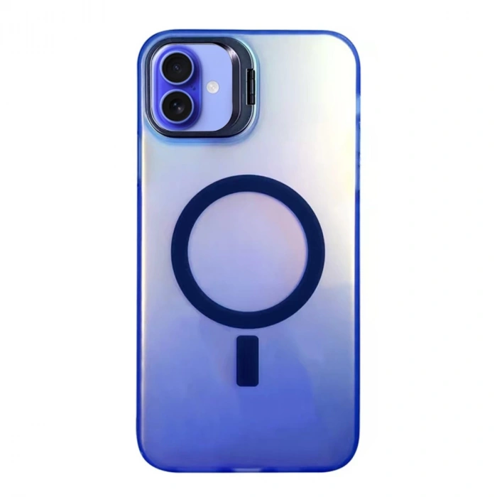 İphone 16 Plus Kılıf Primera Magsafe Standlı Kapak - Lacivert