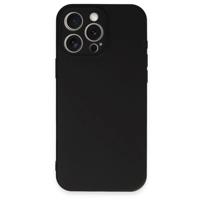İphone 16 Pro Kılıf First Silikon - Siyah