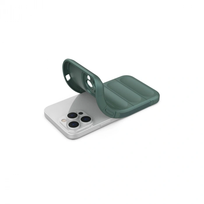 İphone 16 Pro Kılıf Optimum Silikon - Koyu Yeşil