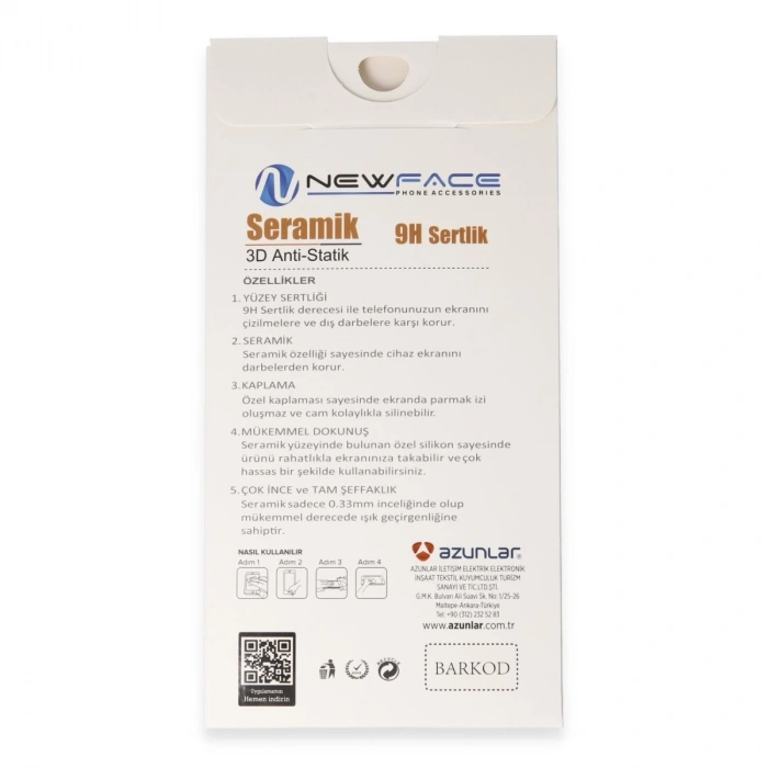 İphone 16 Pro Max 3d Antistatik Mat Seramik Nano Ekran Koruyucu