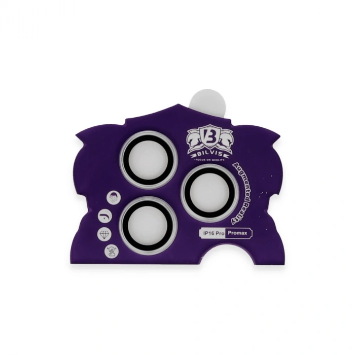 İphone 16 Pro Max Bilvis Titan Kamera Lens - Gümüş