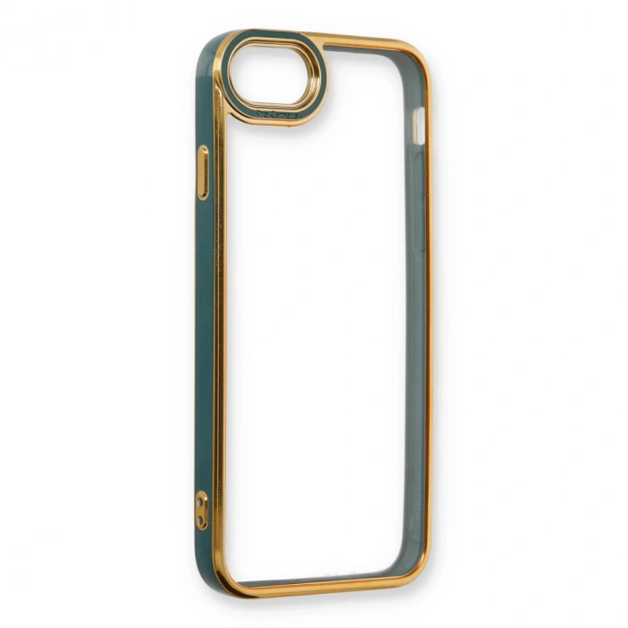 İphone 6 Kılıf Liva Lens Silikon - Yeşil