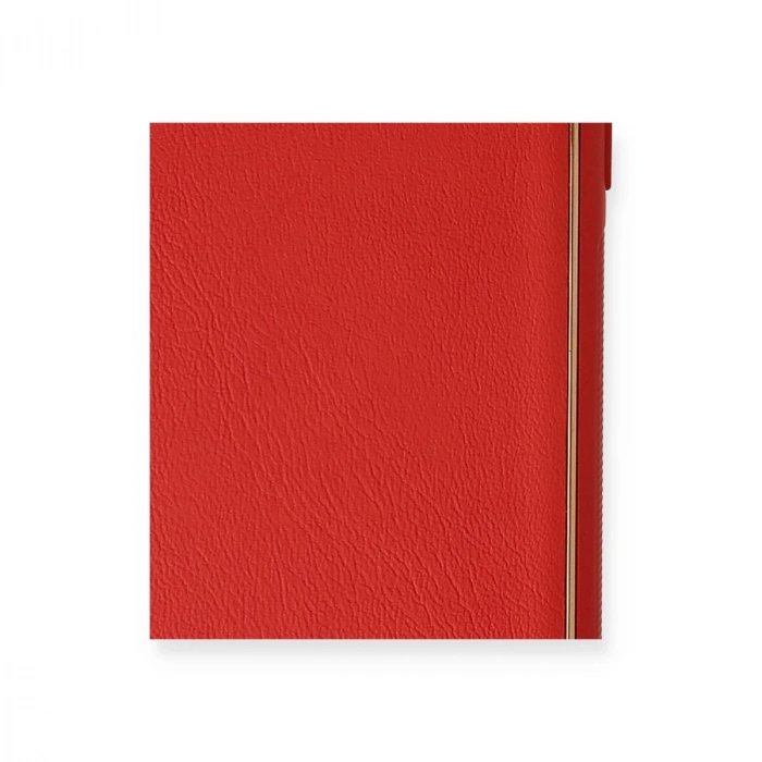 İphone 7 Kılıf Coco Deri Silikon Kapak - Kırmızı