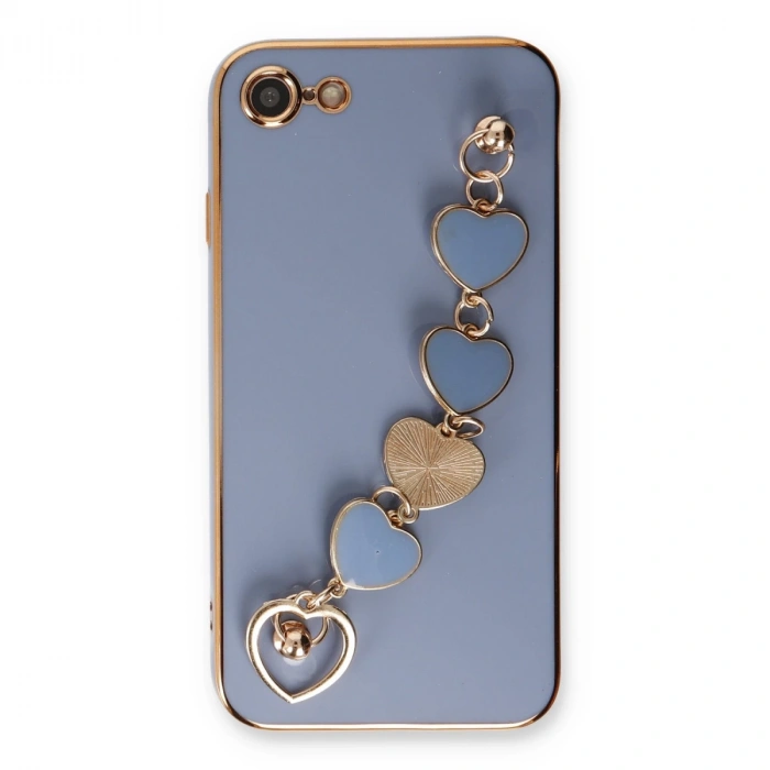 İphone 7 Kılıf Esila Silikon - Gri