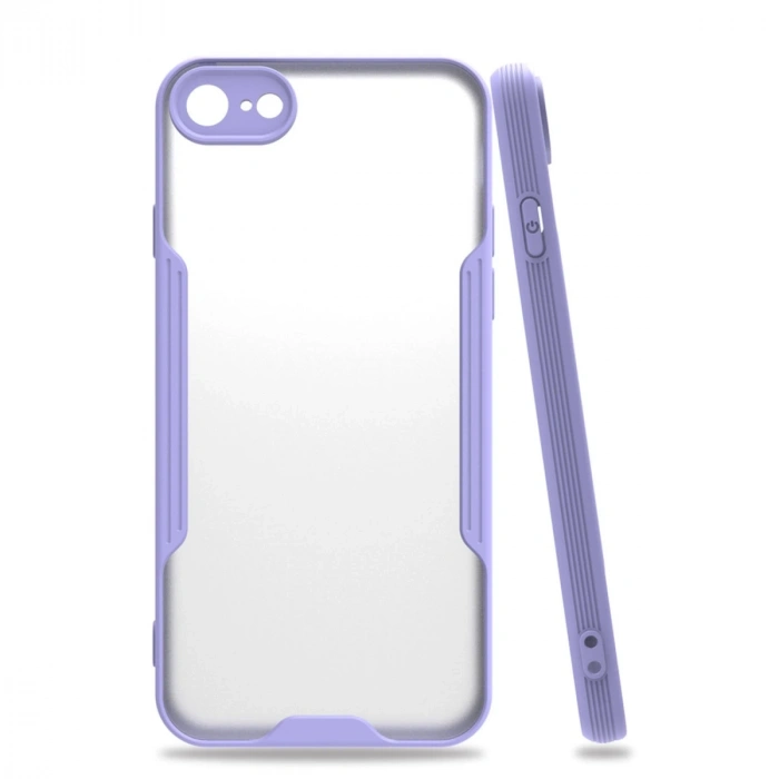 İphone 7 Kılıf Platin Silikon - Lila