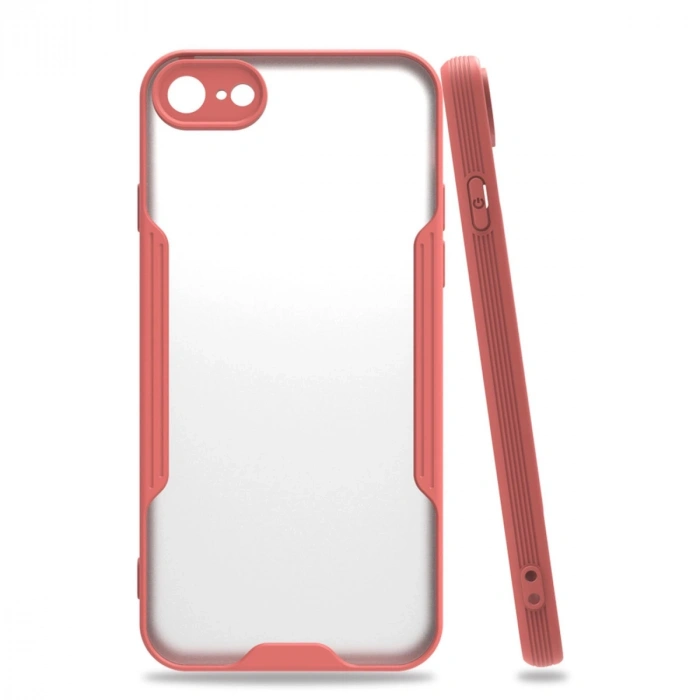 İphone 7 Kılıf Platin Silikon - Pembe