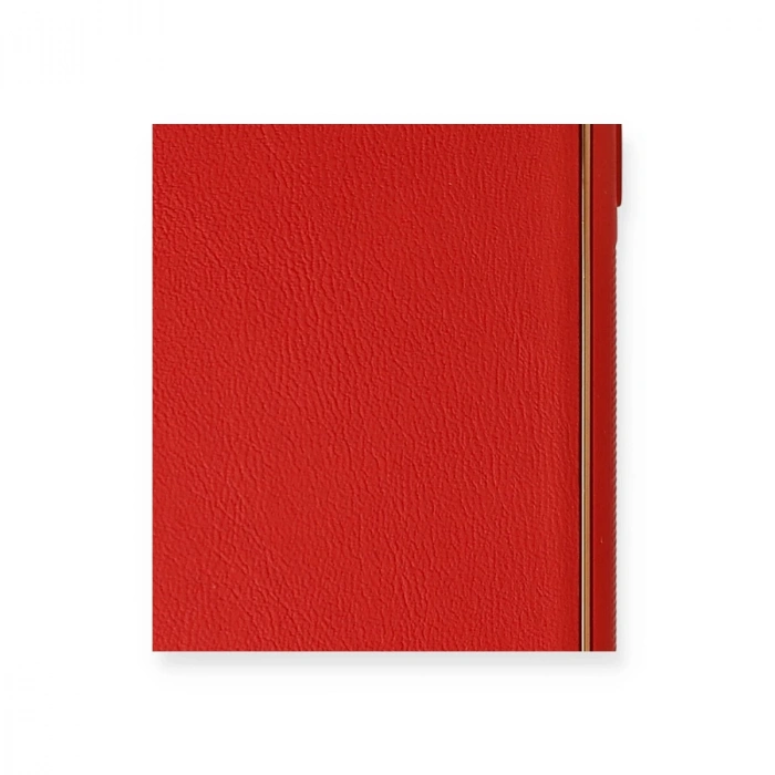 İphone 7 Plus Kılıf Coco Deri Silikon Kapak - Kırmızı