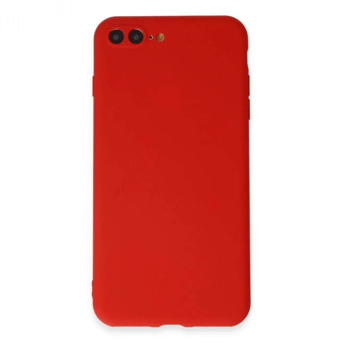 İphone 7 Plus Kılıf First Silikon - Kırmızı