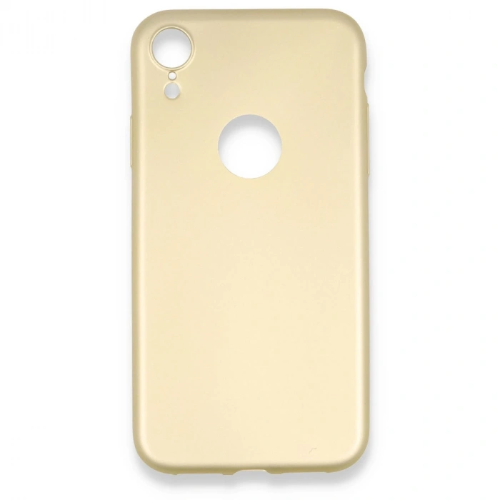 İphone Xr Kılıf First Silikon - Gold