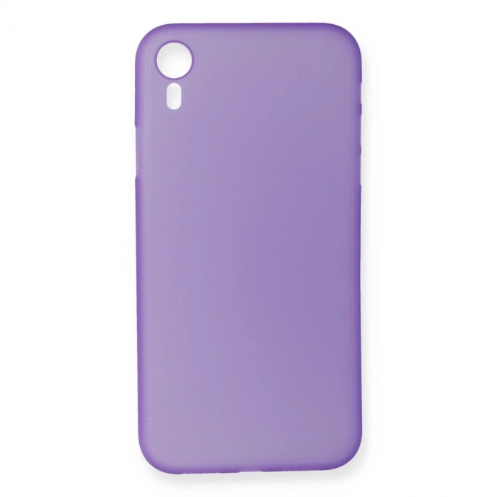 İphone Xr Kılıf Pp Ultra İnce Kapak - Mor