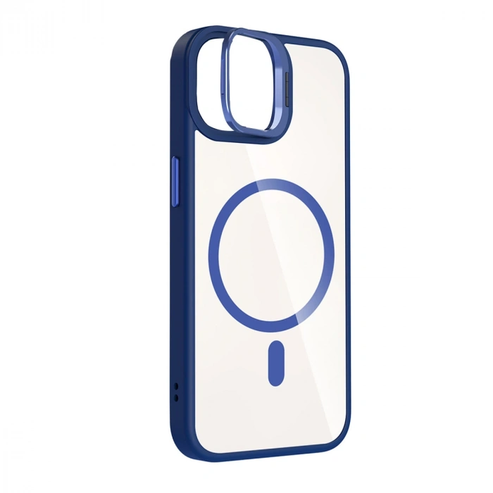 Joko Apple İphone 11 Remim Lensli Magsafe Standlı Kapak - Lacivert