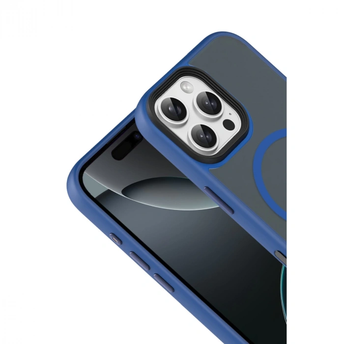 Joko Apple İphone 16 Pro Max Megane Magsafe Kapak - Lacivert