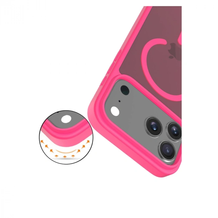 Joko Apple İphone 17 Pro Jota Magsafe Kapak - Rose