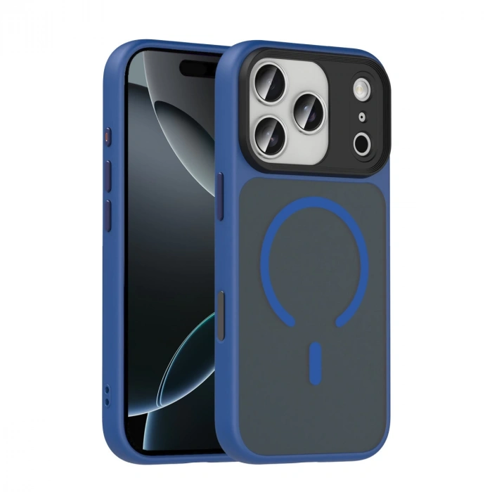 Joko Apple İphone 17 Pro Max Megane Magsafe Kapak - Lacivert