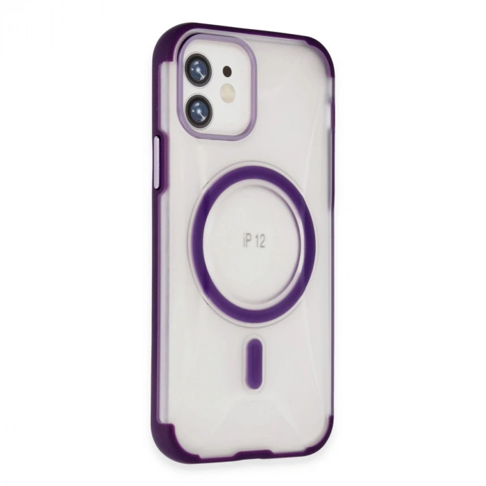 Joko İphone 12 Hilton Magsafe Kapak - Derin Mor