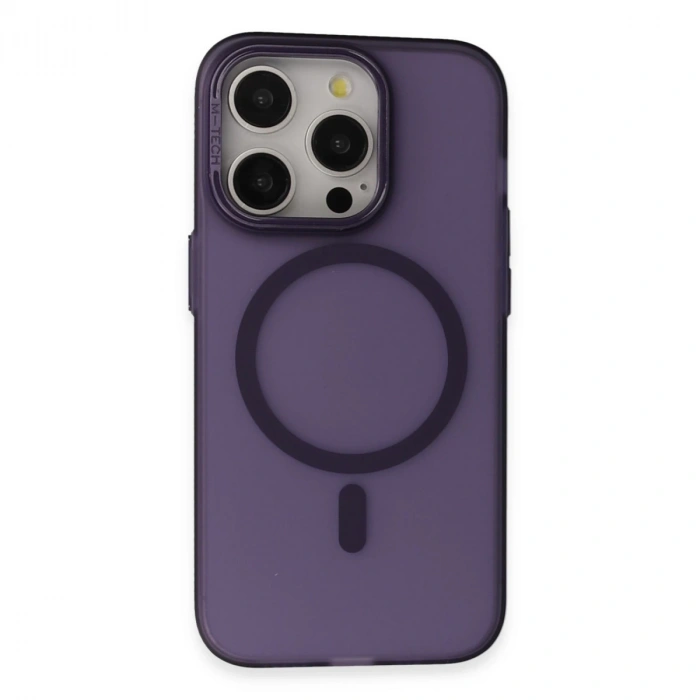 Joko İphone 14 Pro Frost Standlı Magsafe Kapak - Derin Mor