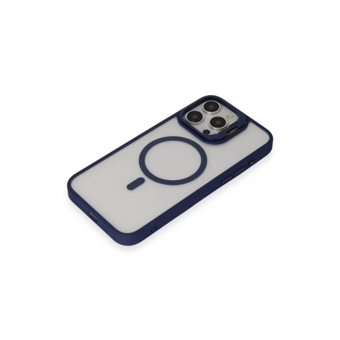 Joko İphone 15 Pro Kılıf Roblox Lens Magsafe Standlı Kapak - Lacivert