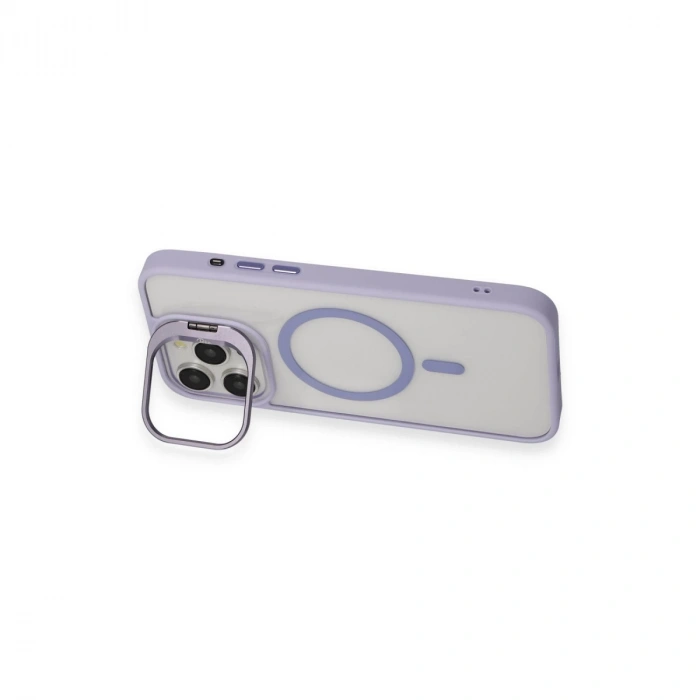 Joko İphone 15 Pro Kılıf Roblox Lens Magsafe Standlı Kapak - Lila