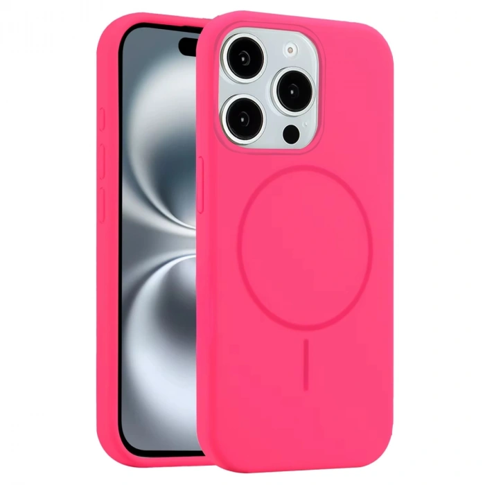 Joko İphone 15 Pro Max Kılıf Jully Magsafe Kapak - Pembe