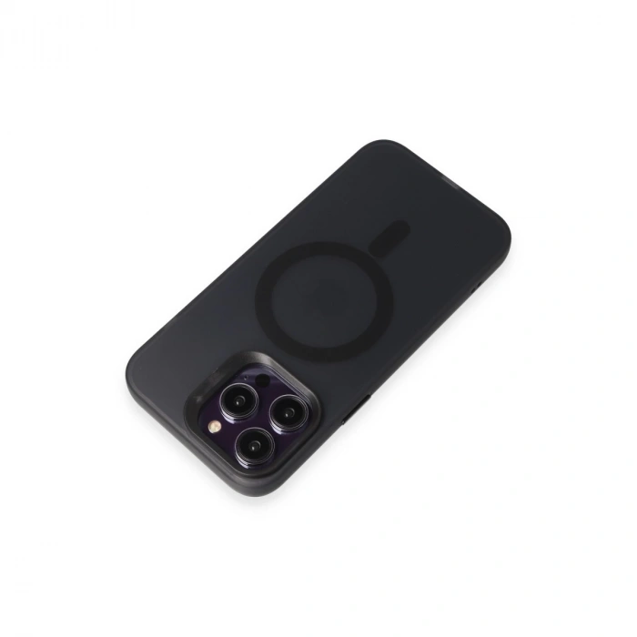 Joko İphone 15 Pro Max Kılıf Mateks Magsafe Kapak - Siyah