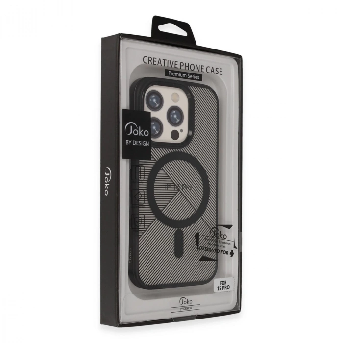 Joko İphone 15 Pro Vito Magsafe Kapak - Siyah