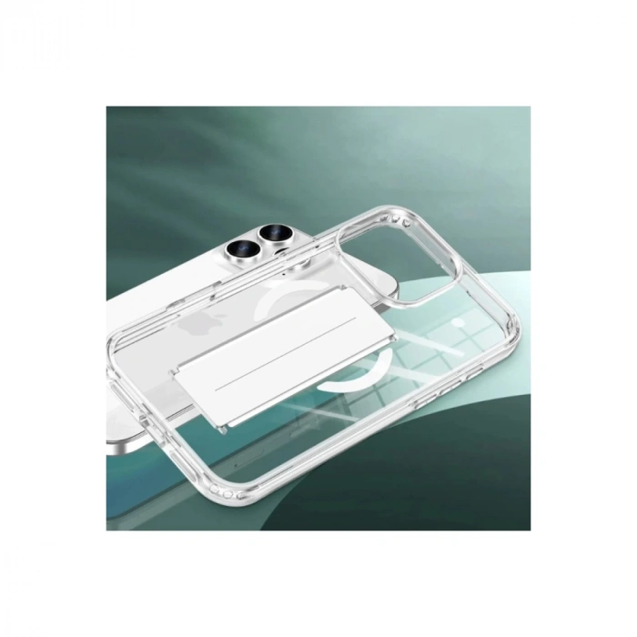 Joko İphone 16 Kılıf Alfa Magsafe Standlı Kapak - Siyah