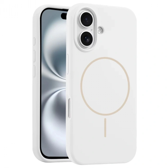 Joko İphone 16 Plus Kılıf Jully Magsafe Kapak - Beyaz
