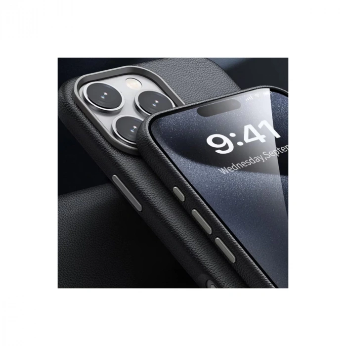 Joko İphone 16 Pro Wonder Deri Magsafe Kapak - Siyah