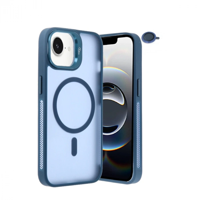Joko İphone 16e Flet Lens Magsafe Kapak - Lacivert