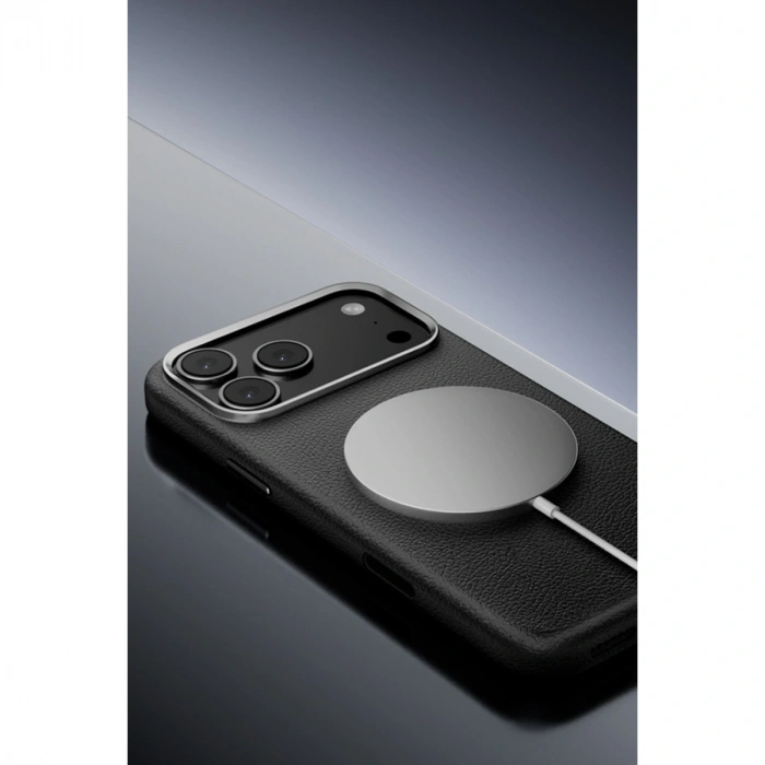 Joko İphone 17 Pro Max Wonder Deri Magsafe Kapak - Turuncu