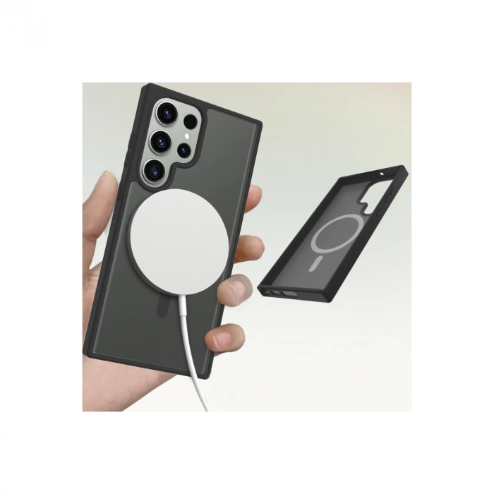 Joko Samsung Galaxy S23 Ultra Jota Magsafe Kapak - Titan Gri