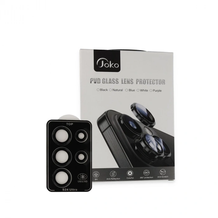 Joko Samsung Galaxy S23 Ultra Pvd Metal Kamera Lens - Siyah