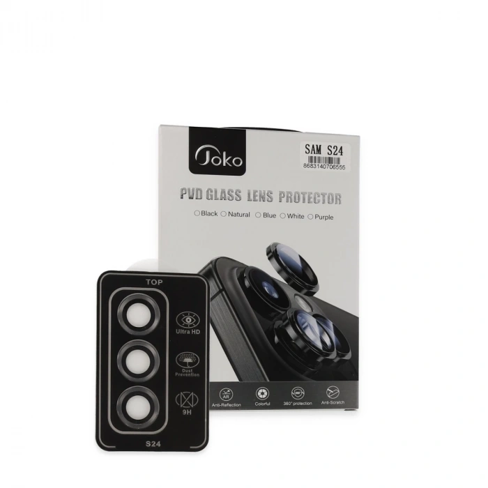 Joko Samsung Galaxy S24 Pvd Metal Kamera Lens - Titan Gri