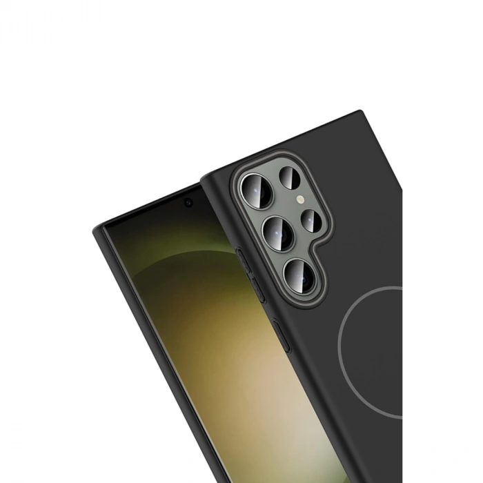 Joko Samsung Galaxy S24 Ultra Broş Magsafe Kapak - Füme