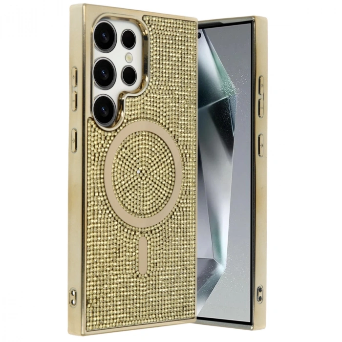 Joko Samsung Galaxy S24 Ultra Helen Magsafe Kapak - Gold