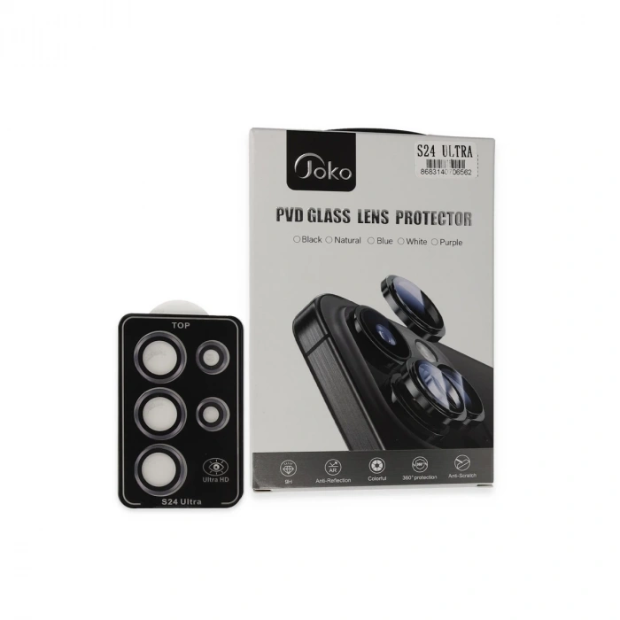 Joko Samsung Galaxy S24 Ultra Pvd Metal Kamera Lens - Derin Mor
