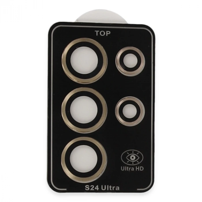 Joko Samsung Galaxy S24 Ultra Pvd Metal Kamera Lens - Gold