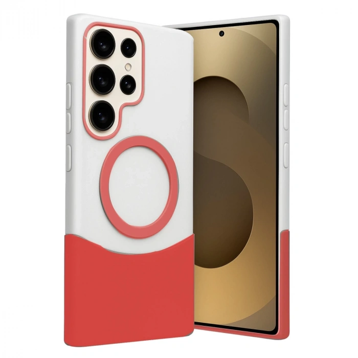Joko Samsung Galaxy S24 Ultra Velar Magsafe Kapak - Kırmızı