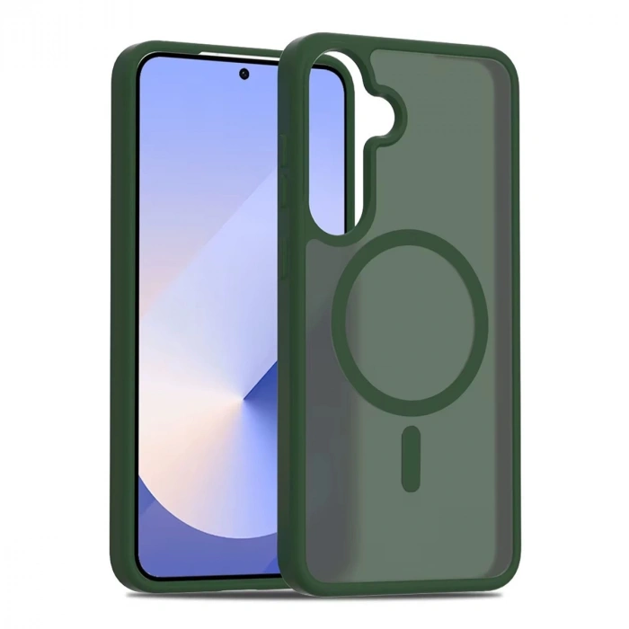 Joko Samsung Galaxy S25 Plus Jota Magsafe Kapak - Koyu Yeşil