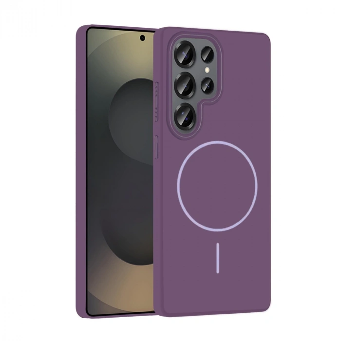 Joko Samsung Galaxy S25 Ultra Broş Magsafe Kapak - Mor